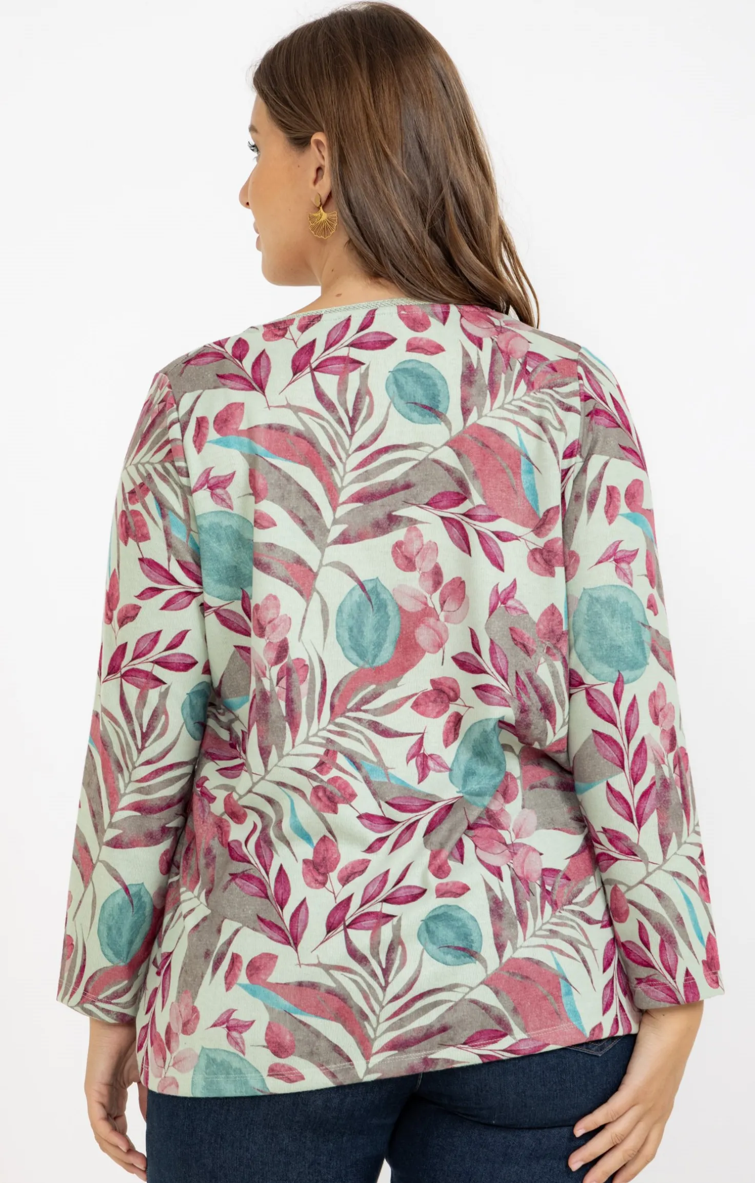 Tee-shirt maille chaude imprimé