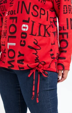 Tee-shirt maille chaude imprimé