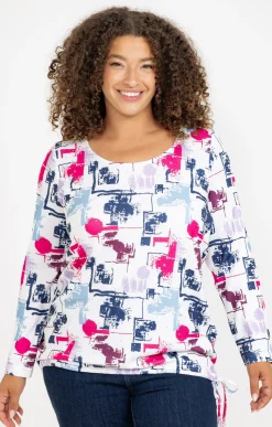Tee-shirt maille chaude imprimé