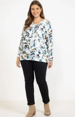Tee-shirt maille chaude imprimé