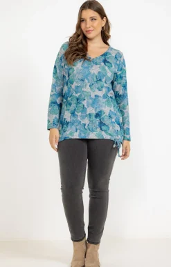 Tee-shirt maille chaude imprimé