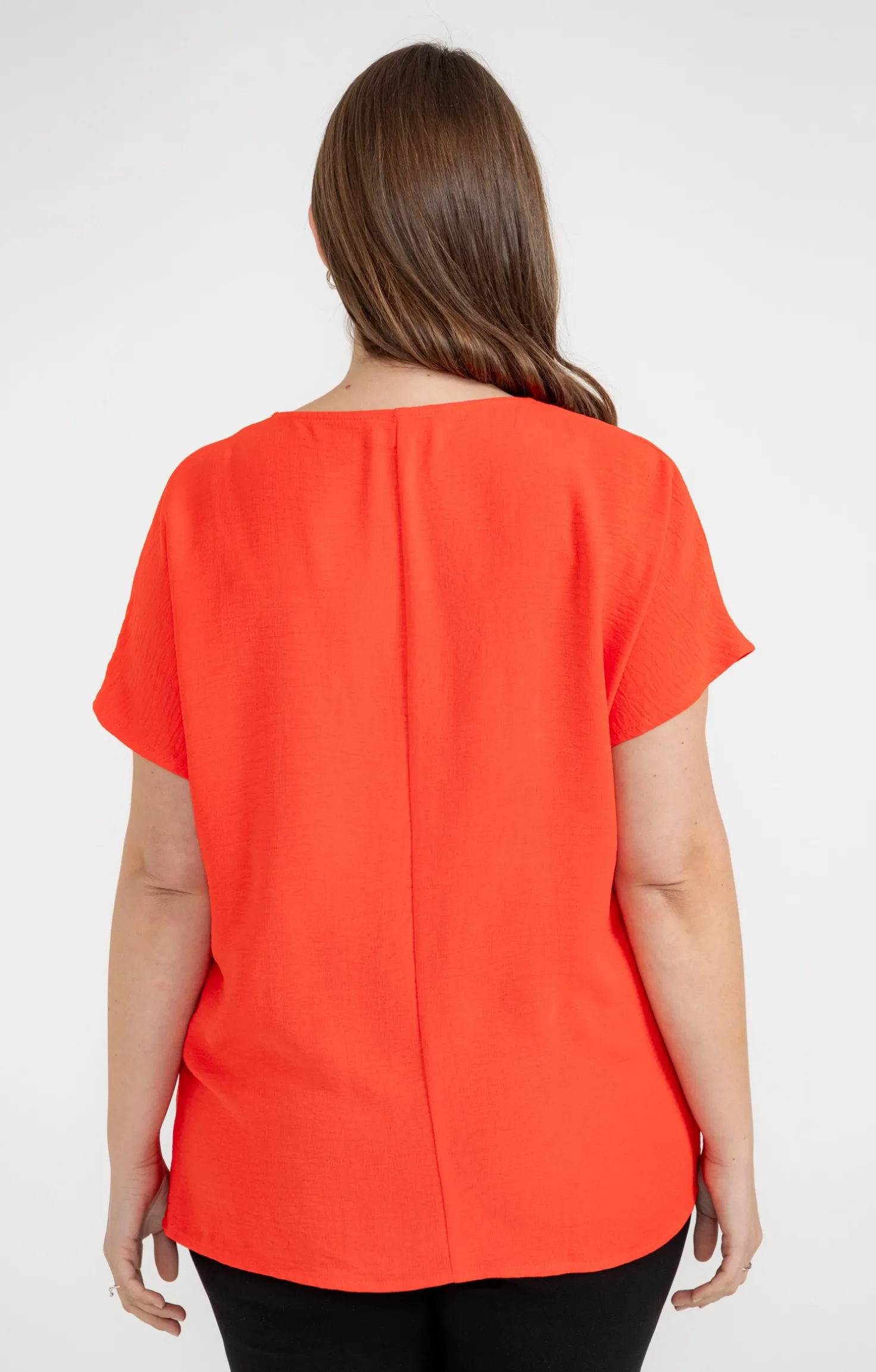 Tee-shirt uni avec feston