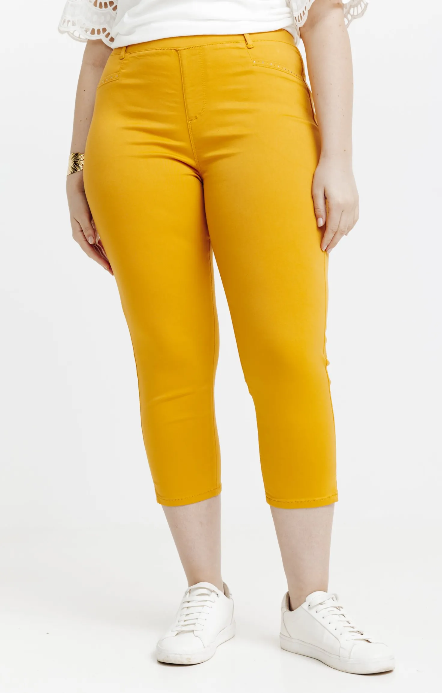 Tregging court stretch avec strass