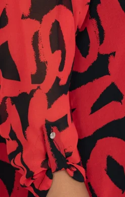 Tunique imprimée avec collier