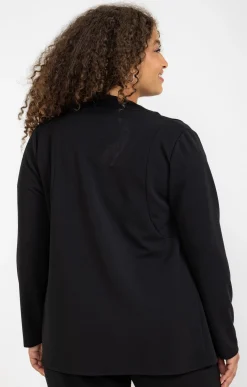 Veste unie col châle