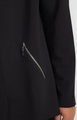 Veste unie col châle